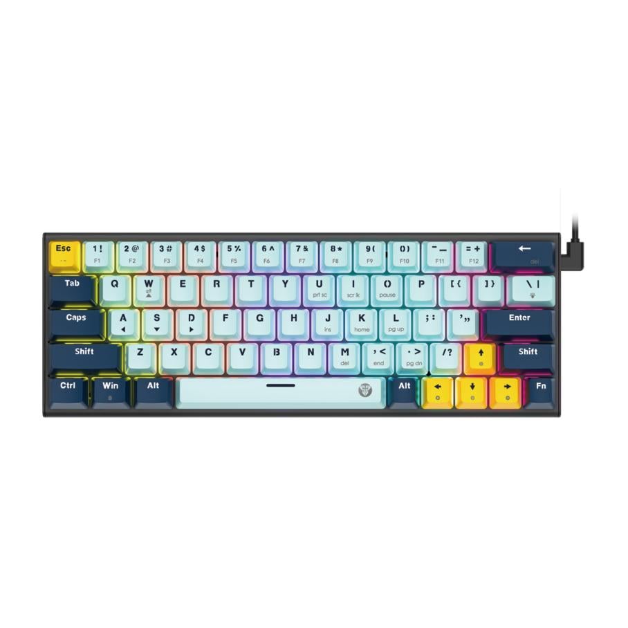 Клавиатура игровая механическая Fantech ATOM63 MK874V2 MIZU 60% USB-C 63 клавиши (34815712)