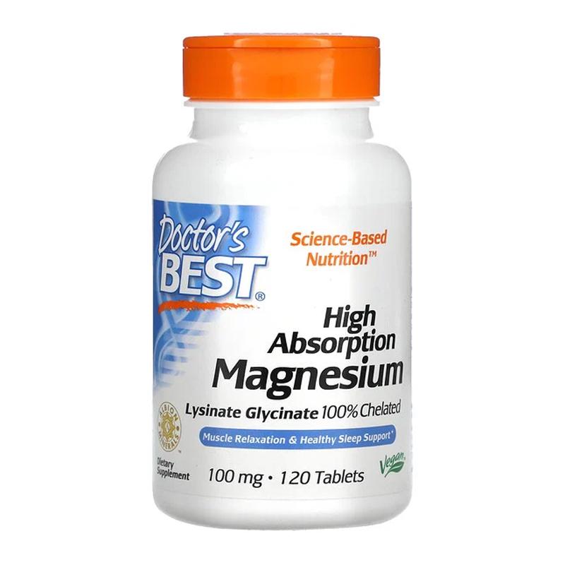 Магний Doctor's Best Magnesium High Absorption 120 капс. (08639-01) Магний Doctor's Best Magnesium High Absorption 120 капс. (08639-01)