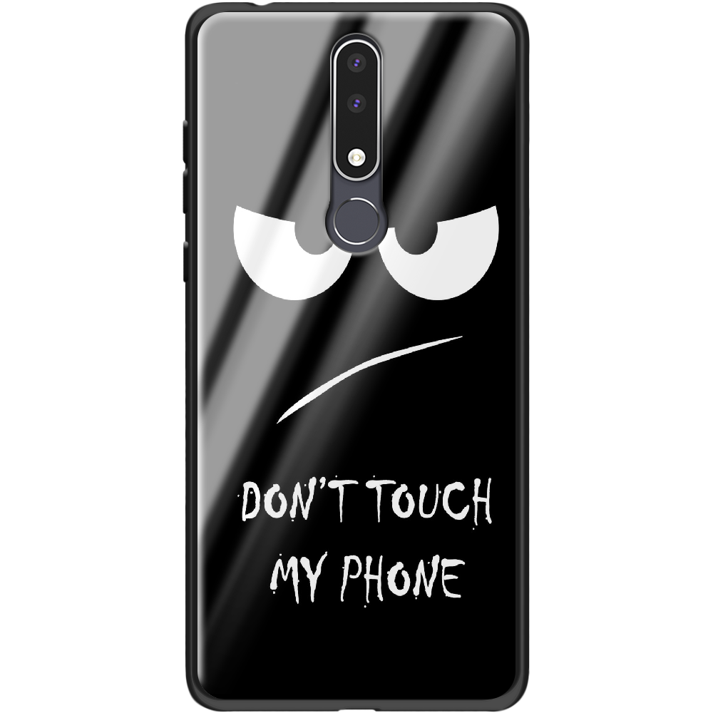 Чохол BoxFace Nokia 3.1 Plus Don't Touch my Phone Чорний силікон зі склом (36116-up535-37737) - фото 3