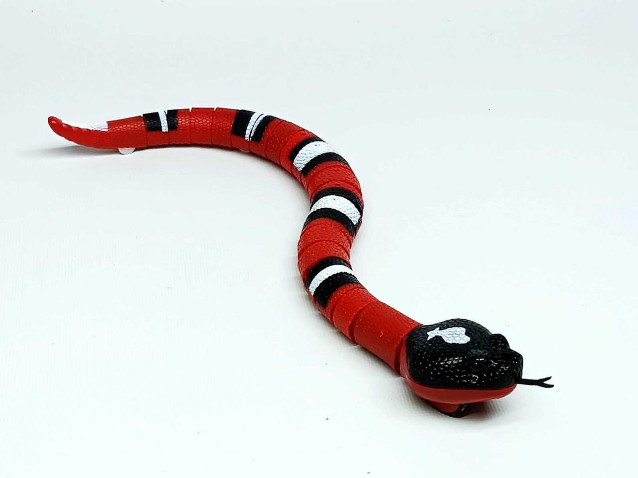Интерактивная игрушка Змея на управлении по хлопанию ладони 38,5 см Red/Black (TT8004)