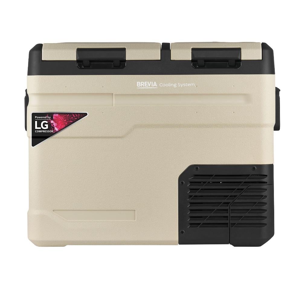 Холодильник автомобільний Brevia 47 л компресор LG двокамерний (23525)