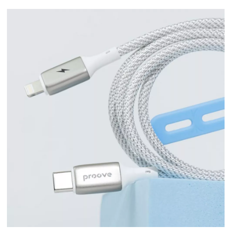 Кабель Proove Dense Metal USB to Type-C 2,4A 1 м White (CCDM20001202) - фото 2