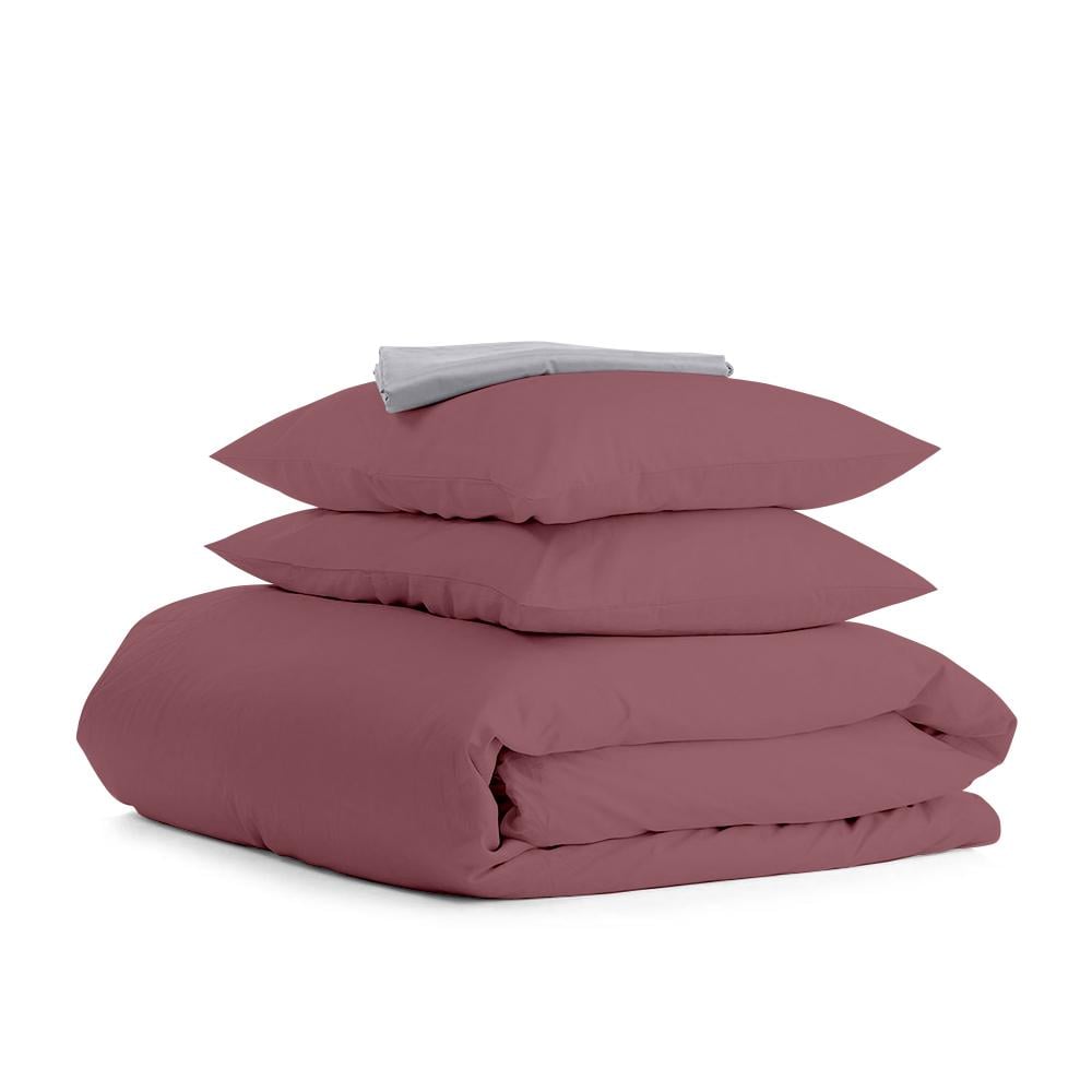 Двуспальный постельный комплект Cosas Ranfors Cherry Grey 180х220 см (4822052068380)