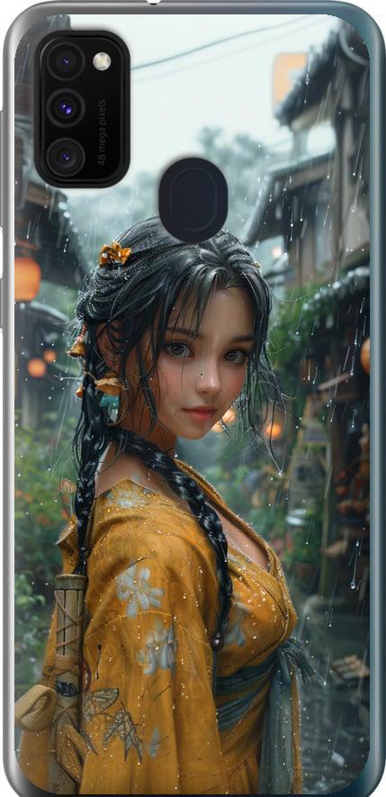 Чехол на Samsung Galaxy M21 M215F Anime-girl (6133u-2016-42517)