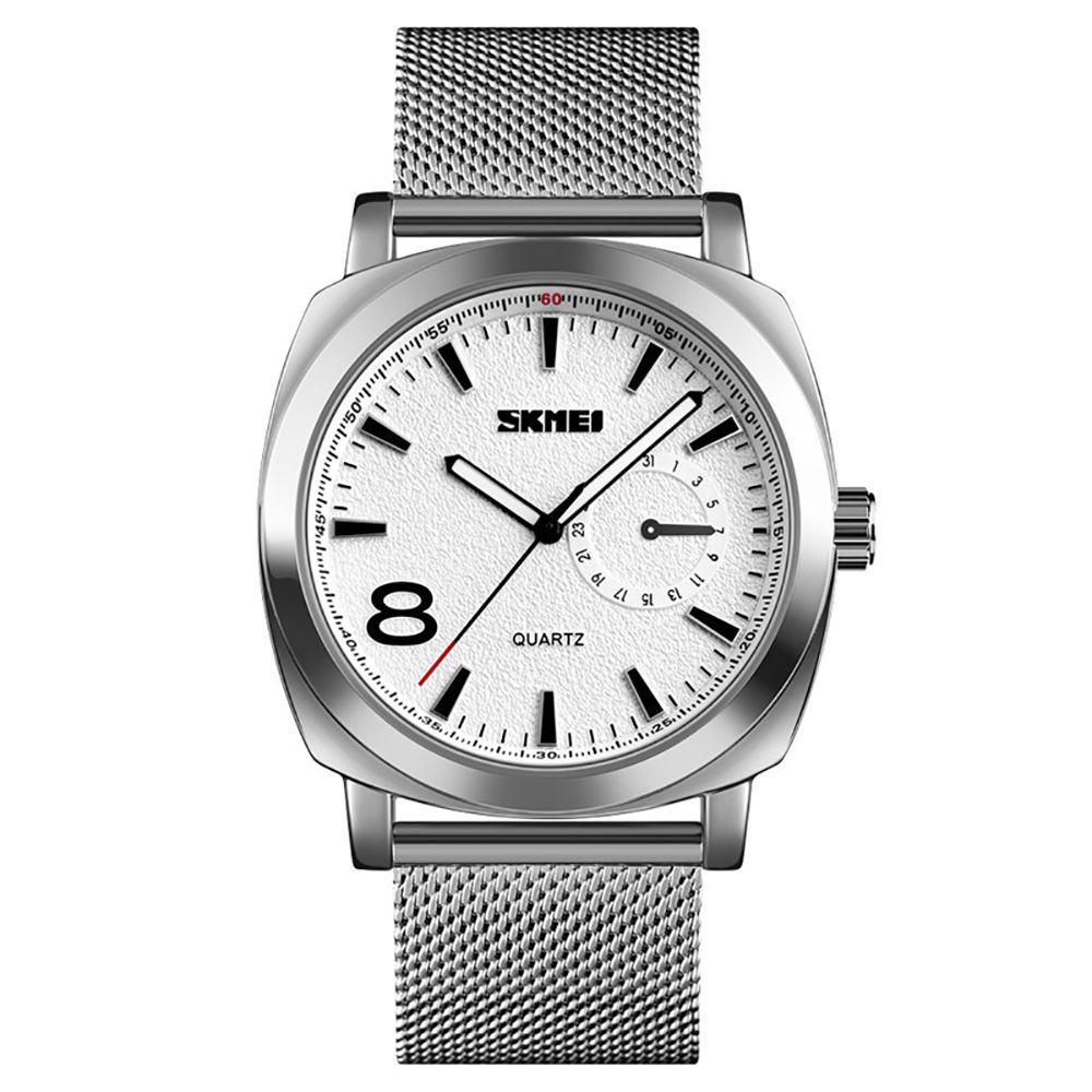 Часы мужские кварцевые Skmei Серебряный (15828)