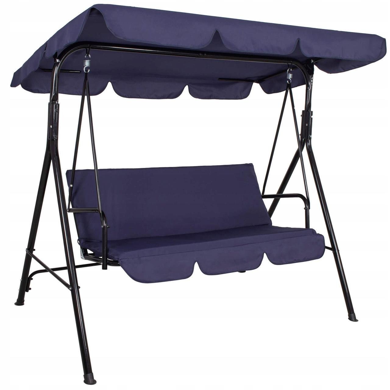 Качели-диван садовые с навесом Springos Luna GS0019 150x170 см - фото 1 Качели-диван садовые с навесом Springos Luna GS0019 150x170 см - фото 1