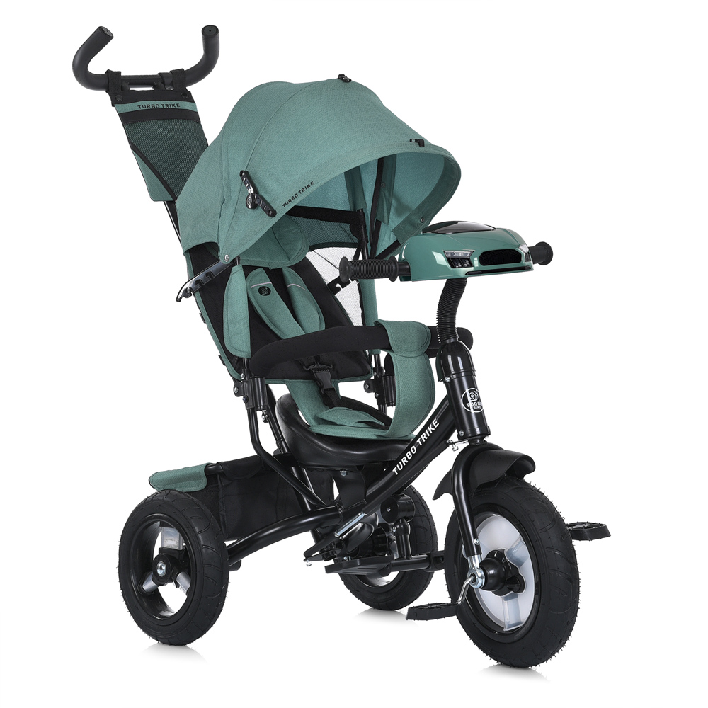 Велосипед триколісний Turbo Trike MT 1006-3 з батьківською ручкою М'ятний - фото 1 Велосипед триколісний Turbo Trike MT 1006-3 з батьківською ручкою М'ятний - фото 1