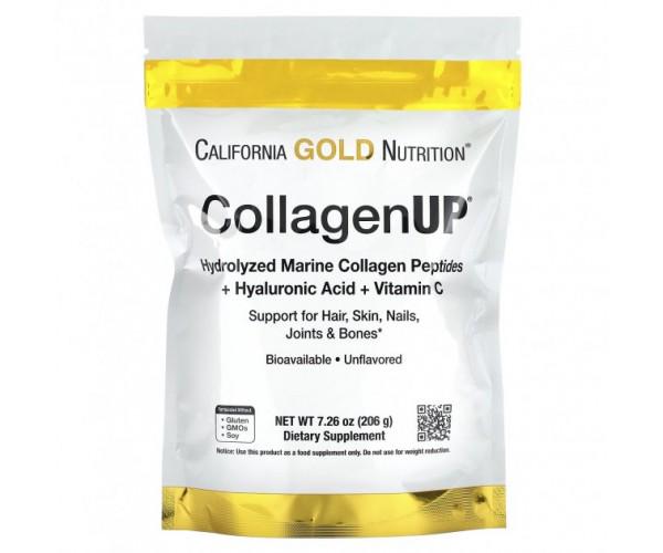 Колаген California Gold Nutrition CollagenUP 5000 mg з вітаміном C 206 г