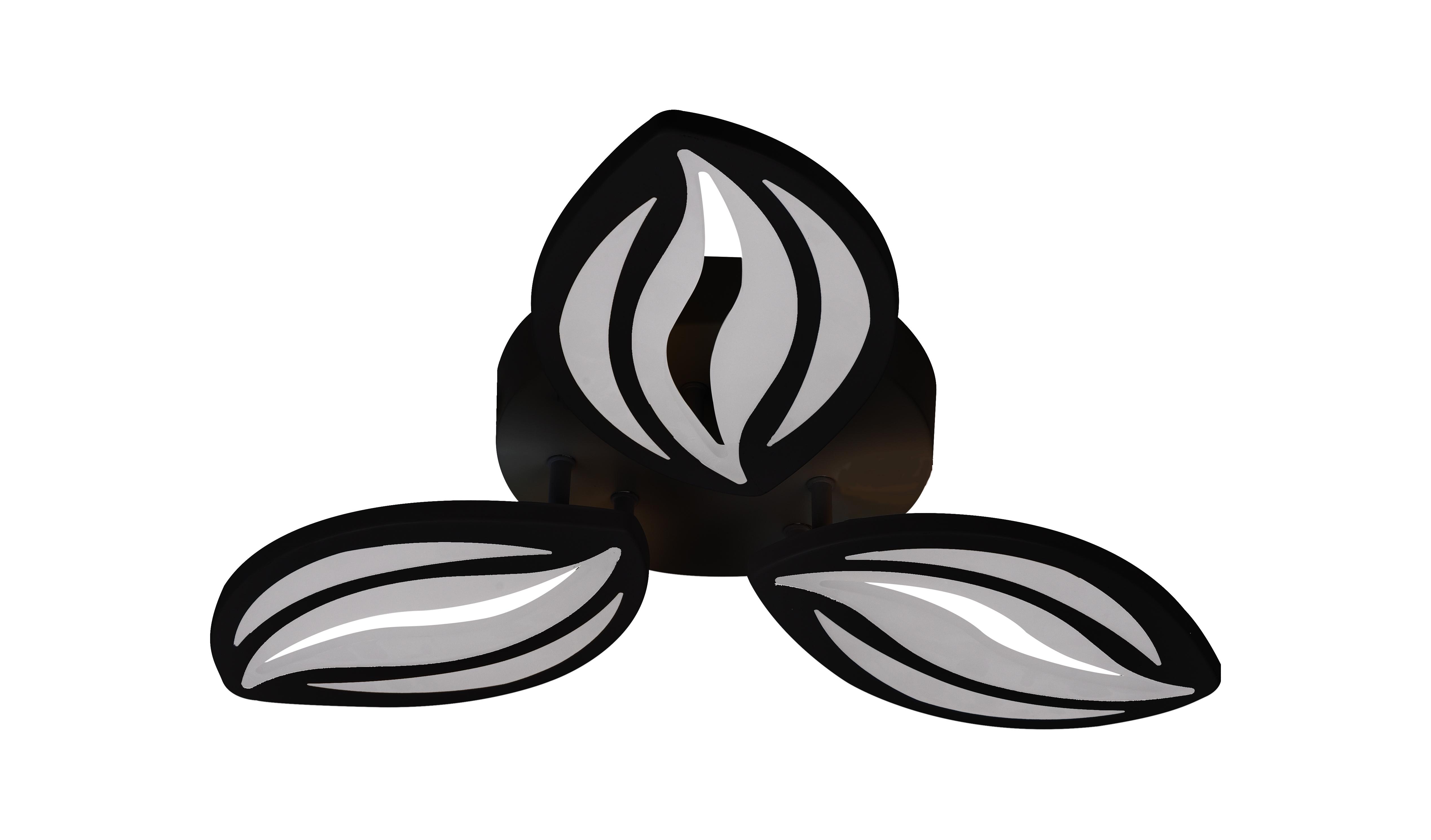 Люстра светодиодная Sirius 6043-3 BK 44W акриловая