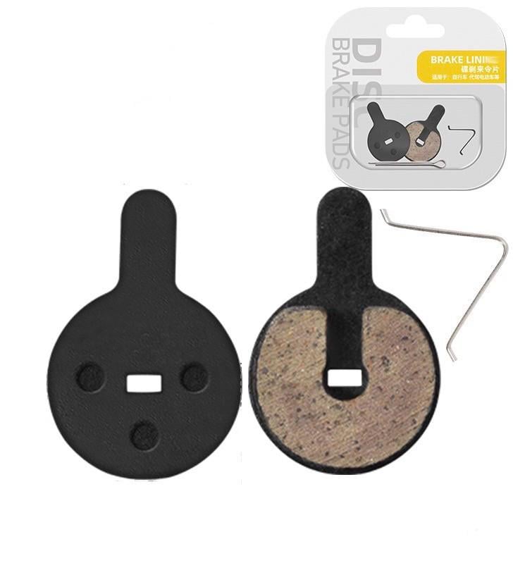 Колодки тормозные велосипедные Kugoo C1/Kugoo G2pro/NOVELA/YINXING/BOLIDS круглая с грубым хвостиком дисковые