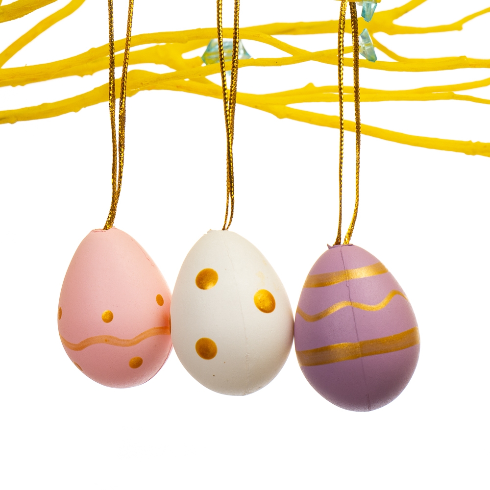 Набор пасхальных яиц 12 шт. Elisey 3 шт. Пурпурно-розовый (5001-003) - фото 2 Набор пасхальных яиц 12 шт. Elisey 3 шт. Пурпурно-розовый (5001-003) - фото 2