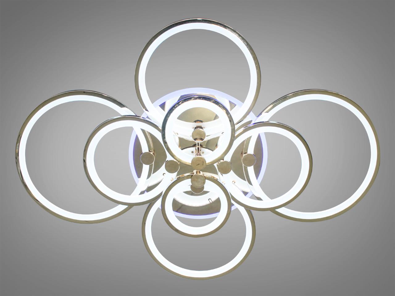 Люстра Led с пультом 8022-8G-LS 175W на 25 м2 Золотой (1938921666) - фото 2 Люстра Led с пультом 8022-8G-LS 175W на 25 м2 Золотой (1938921666) - фото 2