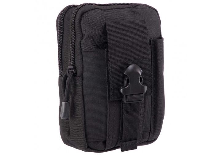 Подсумок-органайзер для вещей утилитарный MOLLE Черный (EF-0903-Bk)