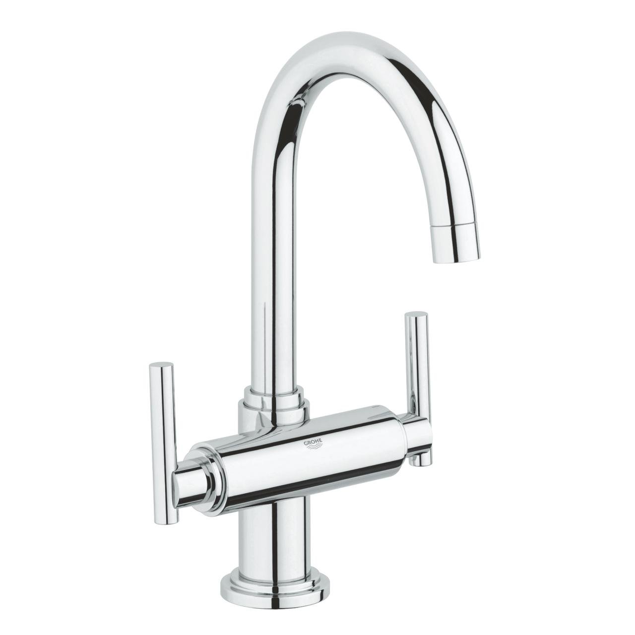 Смеситель для умывальника Grohe Atrio 21022000 двухвентильный Хром (88744)