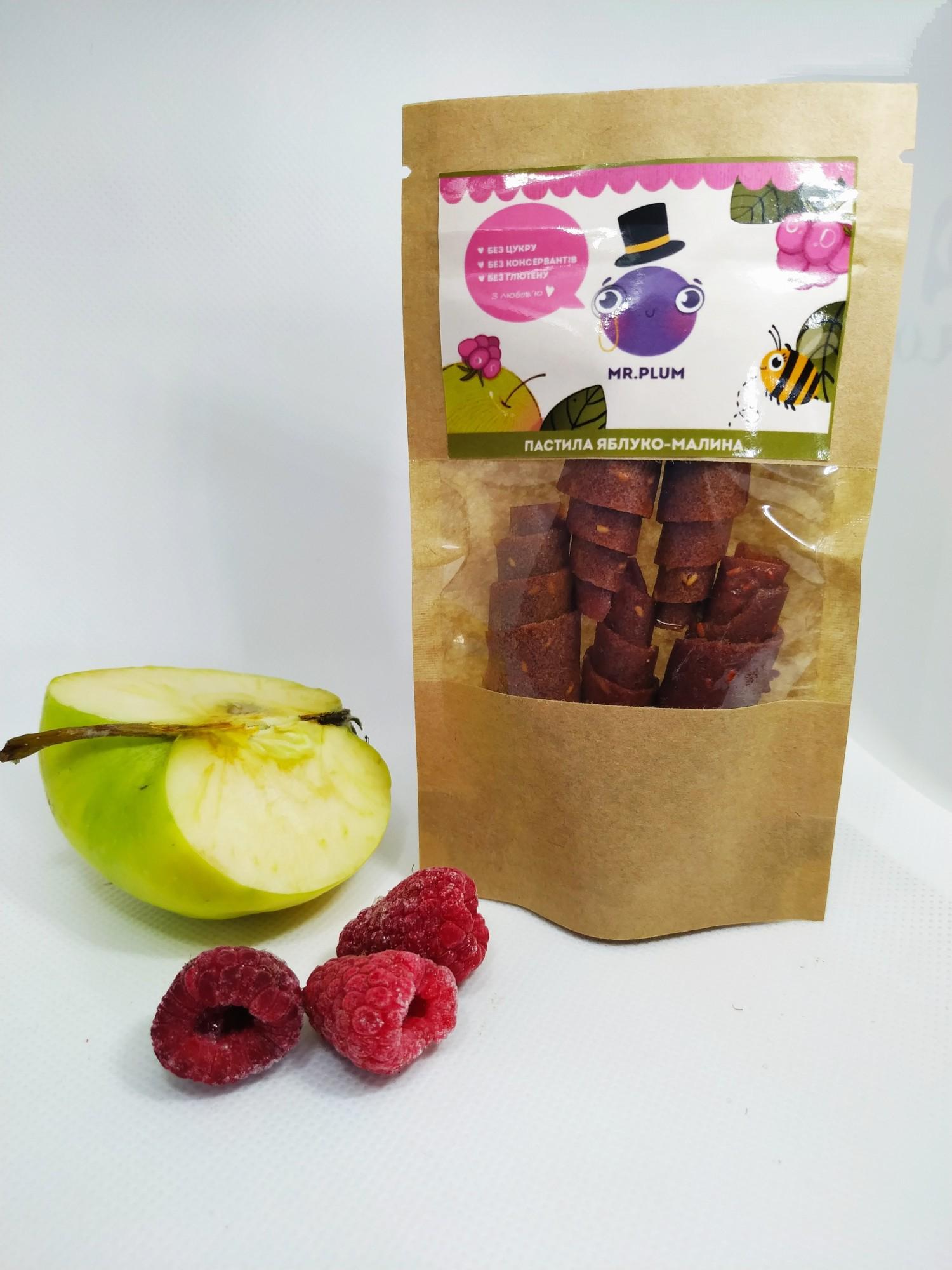 Пастила натуральная Mr.Plum Яблоко-Малина 100 г - фото 4 Пастила натуральная Mr.Plum Яблоко-Малина 100 г - фото 4