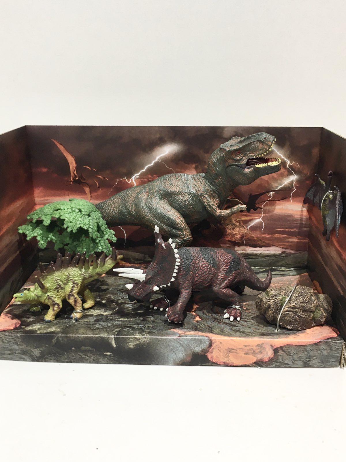 Набір фігурок динозаврів Zhongjieming Toys 4 шт. у коробці (Q 9899-202)