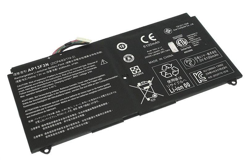 Батарея акумуляторна для Acer AP13F3N/2ICP4/63/114-2 Aspire S7-392 (445)