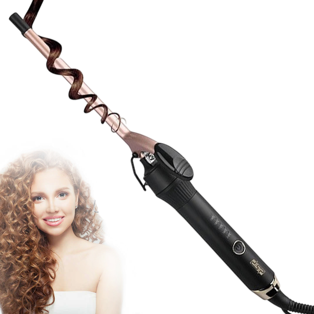 Плойка для волосся DSP-20105 9 мм 35 Вт Золотистий (2770712575) - фото 2 Плойка для волосся DSP-20105 9 мм 35 Вт Золотистий (2770712575) - фото 2