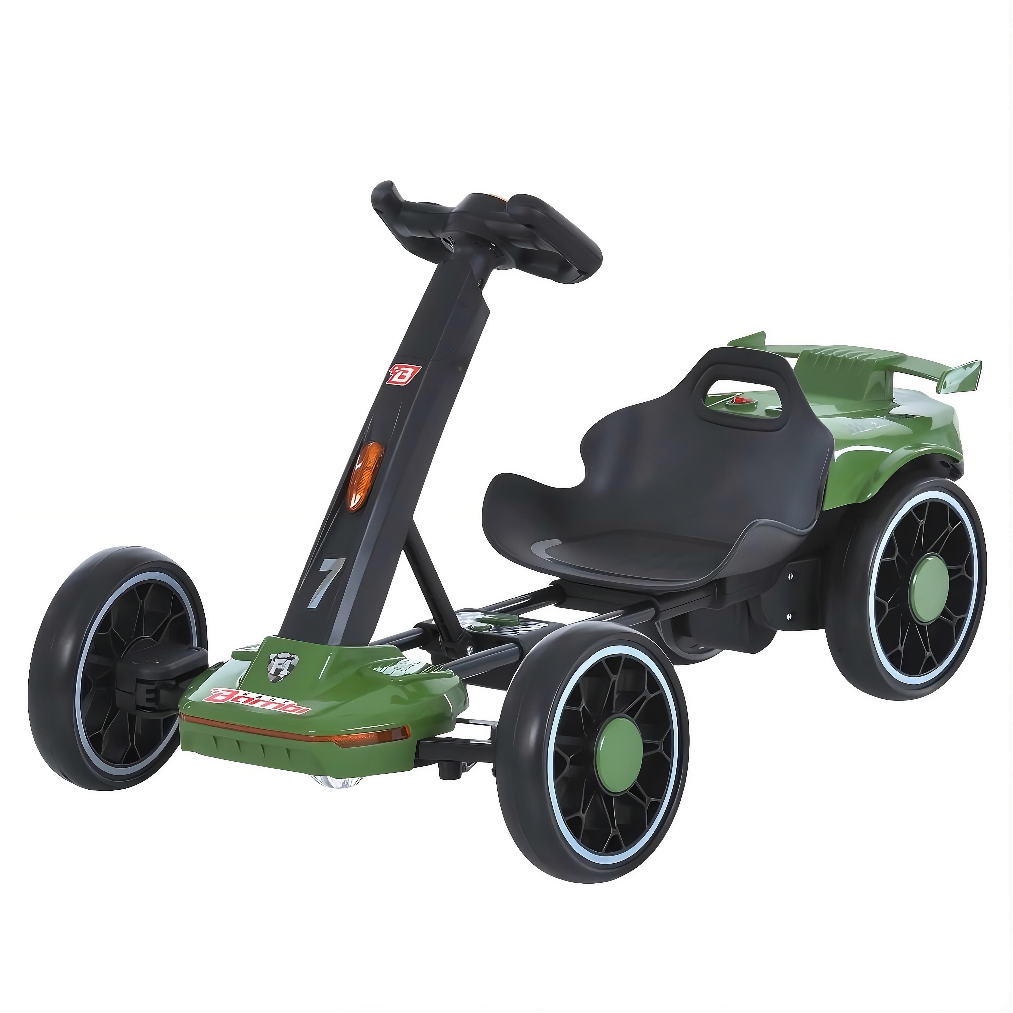 Електрокарт дитячий Bambi Kart M 6145 A EBR-10 2 мотори 35W пульт 2,4G Bluetooth EVA колеса/музика та світло Темно-зелений (33153268) Електрокарт дитячий Bambi Kart M 6145 A EBR-10 2 мотори 35W пульт 2,4G Bluetooth EVA колеса/музика та світло Темно-зелений (33153268)