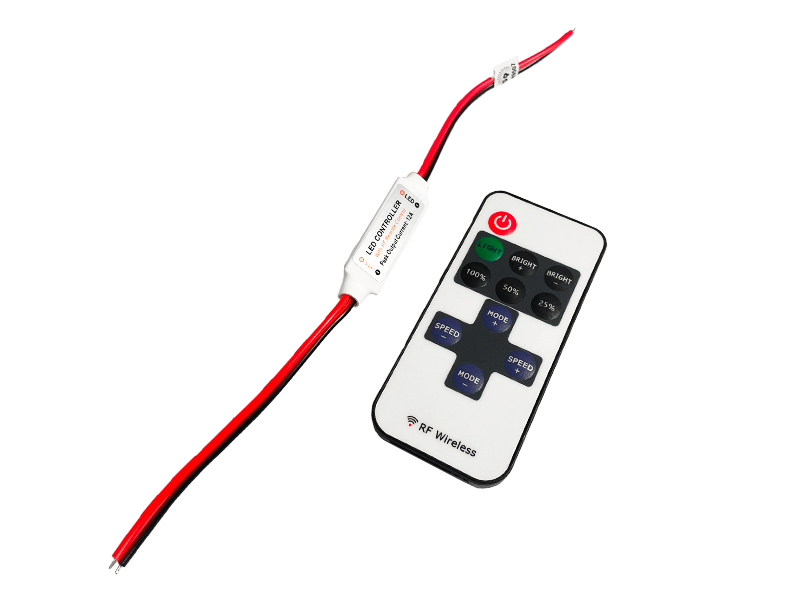 Диммер Lemanso LM9507 для светодиодной ленты mini 12 A радио 11 кнопок 1 канал	 (8199)