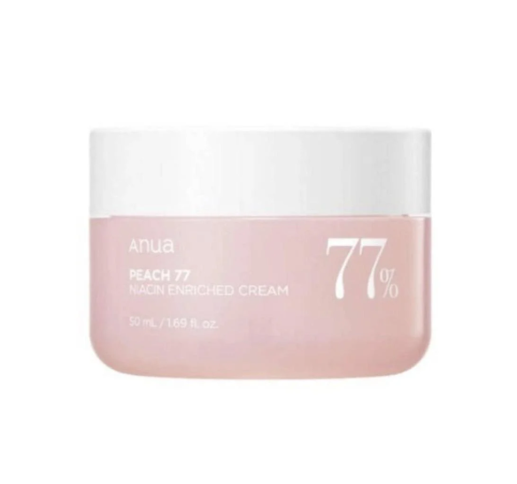 Крем для обличчя ANUA Peach 77% Niacin Enriched Cream з екстрактом персика 50 мл (8809640734373)