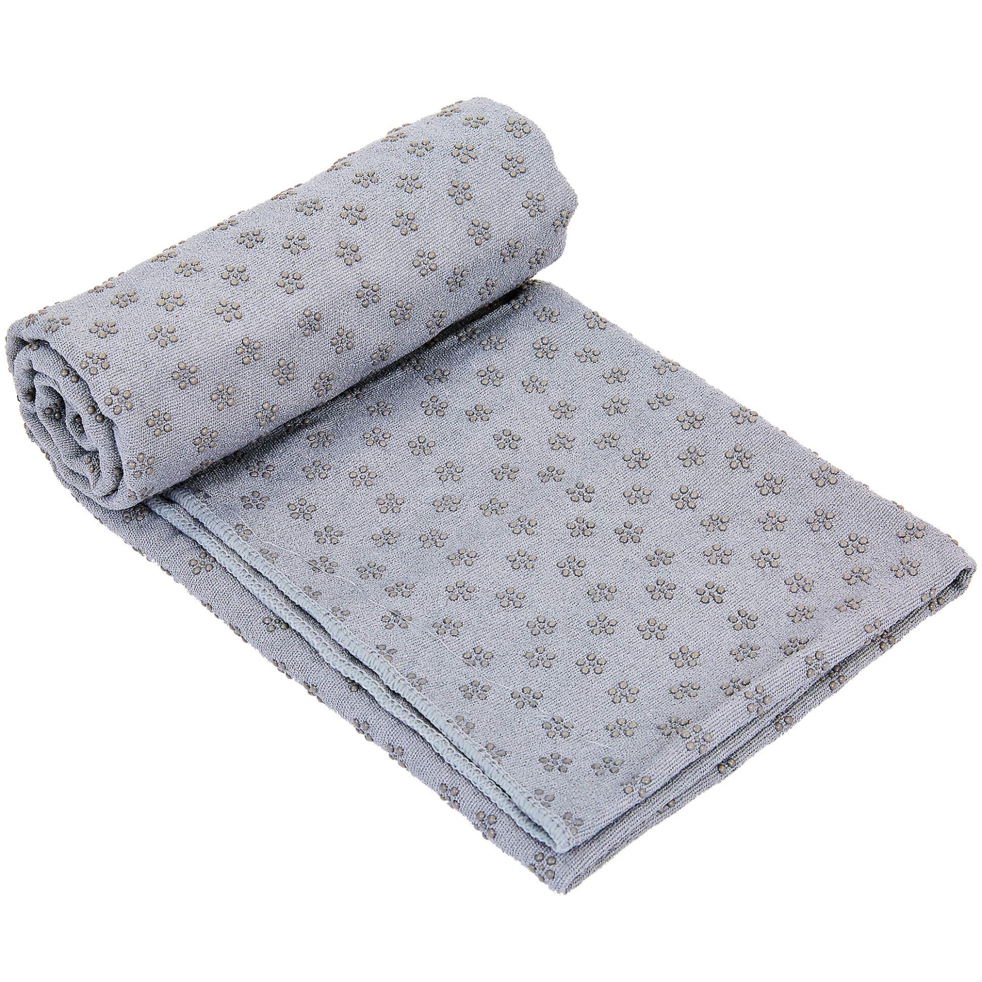 Коврик-полотенце для йоги и фитнеса Yoga Mat-Towel Серый (FI-4938) - фото 1