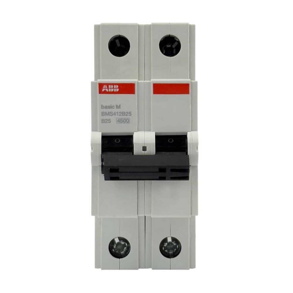 Автоматичний вимикач ABB Basic M 2P B25 (2CDS642041R0255) - фото 4