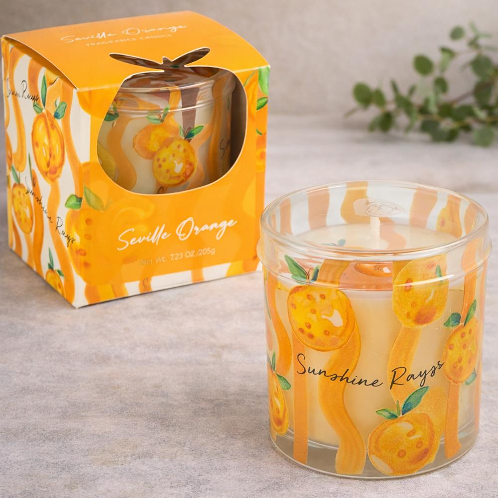 Аромасвеча в стеклянном стакане с крышкой Апельсин 460 г 9x7,5 см (37-апел-124654) Аромасвеча в стеклянном стакане с крышкой Апельсин 460 г 9x7,5 см (37-апел-124654)