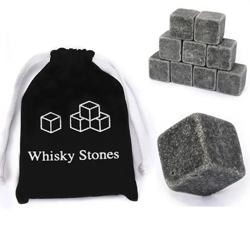 Камни для охлаждения напитков натуральные Whiskey Stones многоразовые 9 шт. (5513) - фото 7