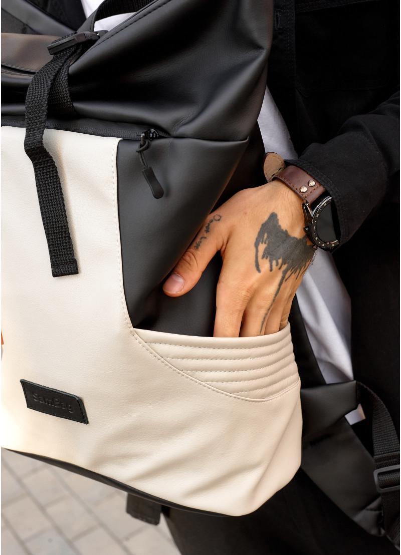 Рюкзак чоловічий Sambag RollTop X Чорно-сірий (24238707) - фото 6 Рюкзак чоловічий Sambag RollTop X Чорно-сірий (24238707) - фото 6