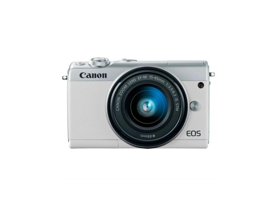 Фотоаппарат Canon EOS M100 15-45 IS STM Kit White (125361) - фото 5