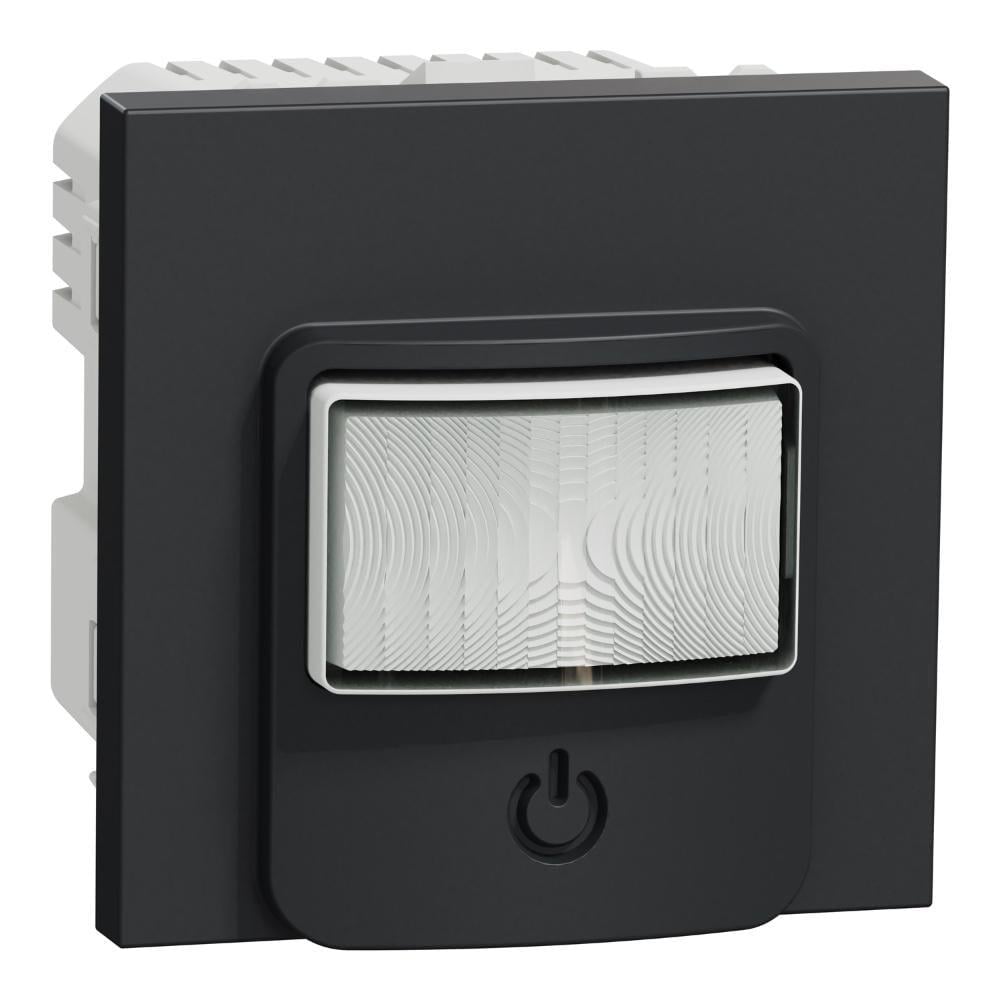Датчик движения с выключателем Schneider Electric Unica NU352554 10A Антрацитовый (00000025769)