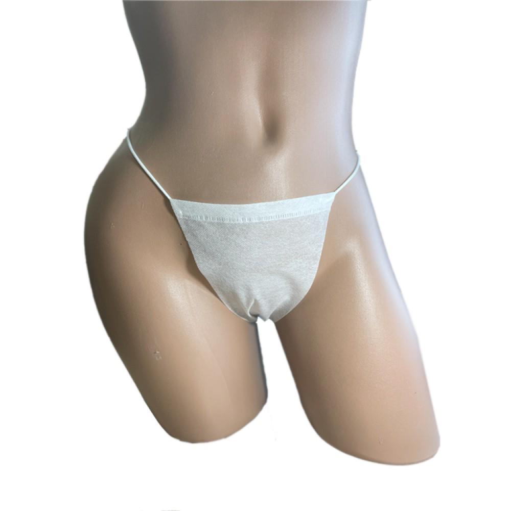 Трусики-стрінги одноразові Monaco Style S/M 50 шт. Білий (88882) - фото 5