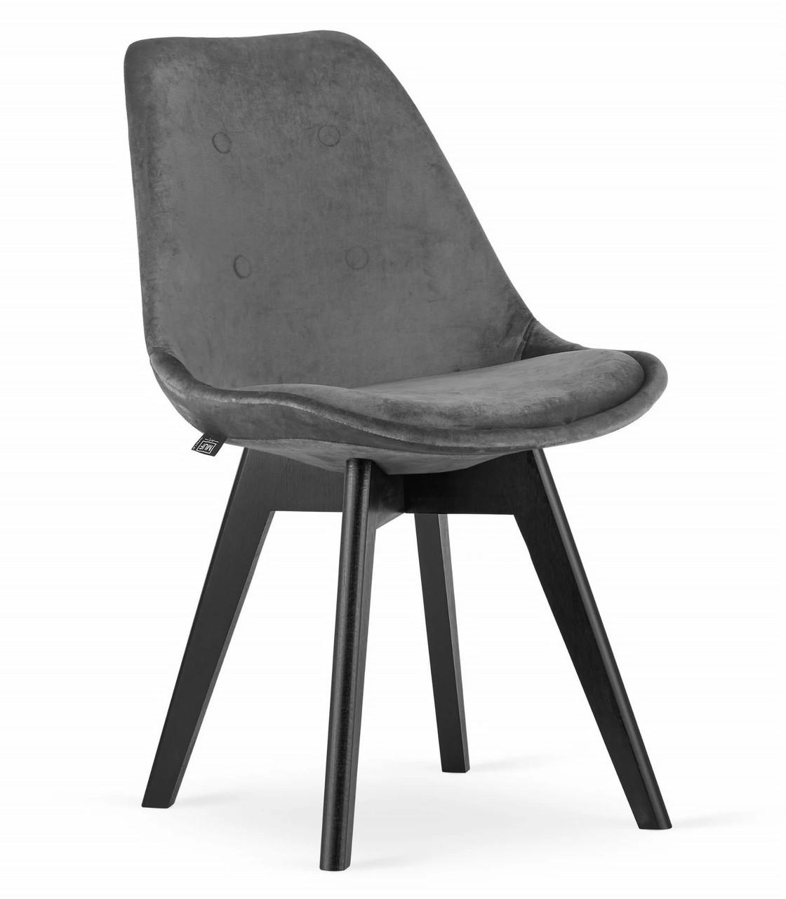 Кухонный стул Just Sit MILEO Premium Velvet Серый (25551731)