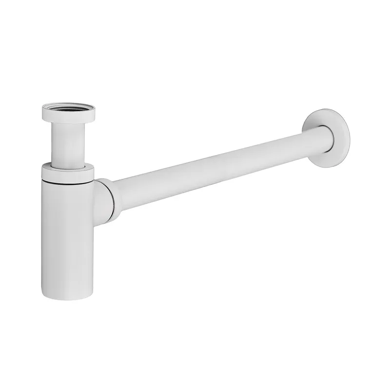 Сифон для раковини KOER BT-01-03 1 1/4" BT-01-01 без випуску без ревізії Білий (KR3409)