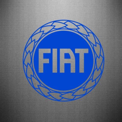 Наклейка Fiat 44,9x45 см (27616329)