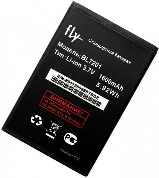 Аккумулятор BL7201 для Fly IQ445 Genius 1600 mAh (000021467) Аккумулятор BL7201 для Fly IQ445 Genius 1600 mAh (000021467)