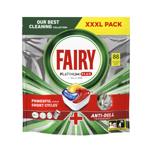 Капсулы для посудомоечных машин Fairy Platinum Plus 88 шт. (8700216236348)