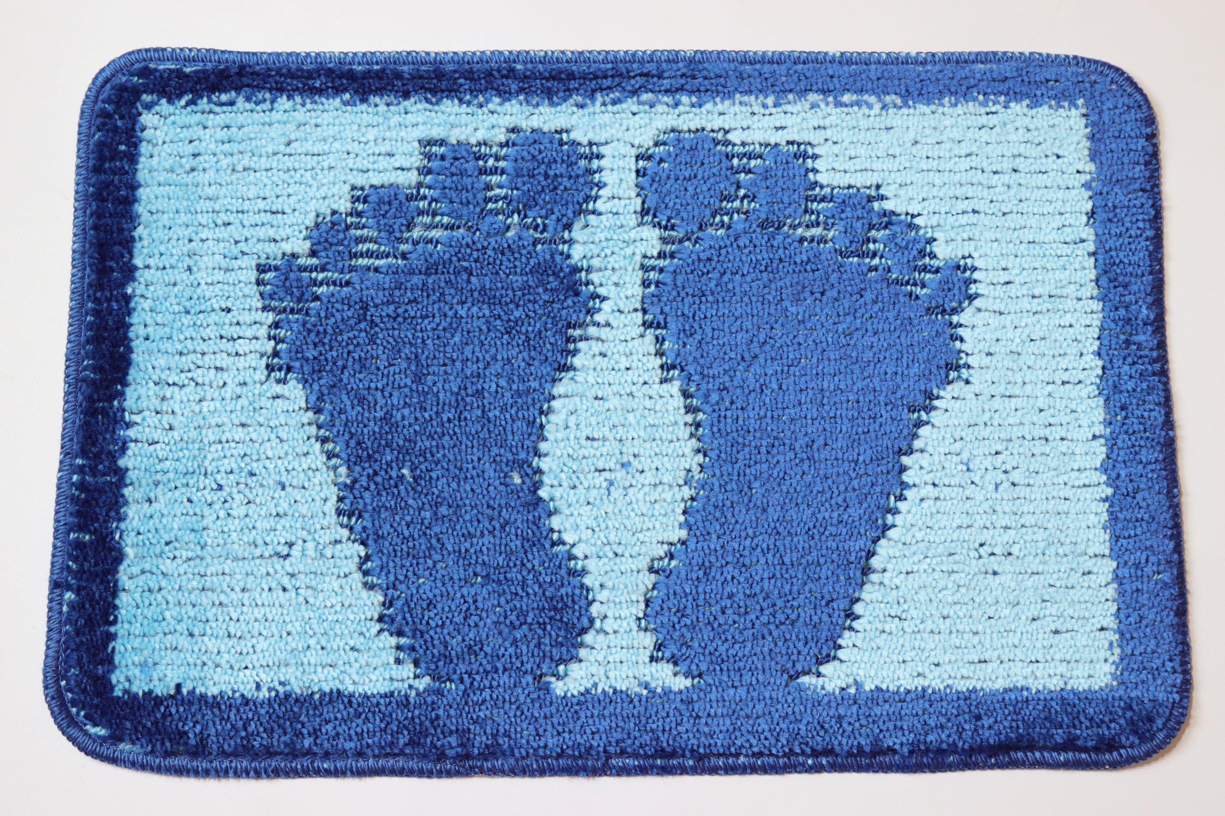 Коврик для ванной/туалета Vonaldi 1725 Ноги 40x60 см Light Blue (1725/lightbluelegs) Коврик для ванной/туалета Vonaldi 1725 Ноги 40x60 см Light Blue (1725/lightbluelegs)