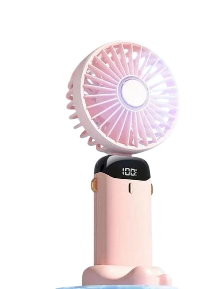 Вентилятор аккумуляторный Mini Fan F56-2 Розовый