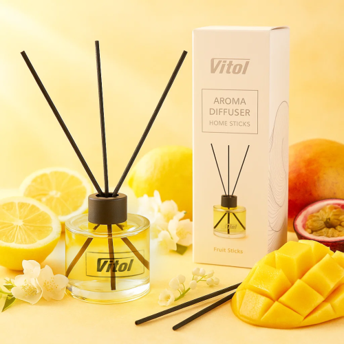 Аромадифузор Vitol Home Sticks Fruit Garden 130 мл (00000063209) - фото 2 Аромадифузор Vitol Home Sticks Fruit Garden 130 мл (00000063209) - фото 2