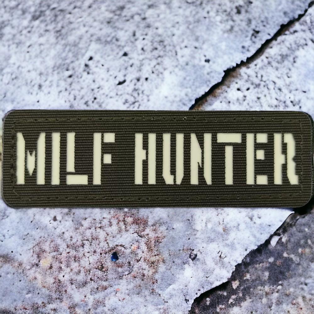 Патч-шеврон светящийся Laser Cut Milf Hunter Хаки (18044241)