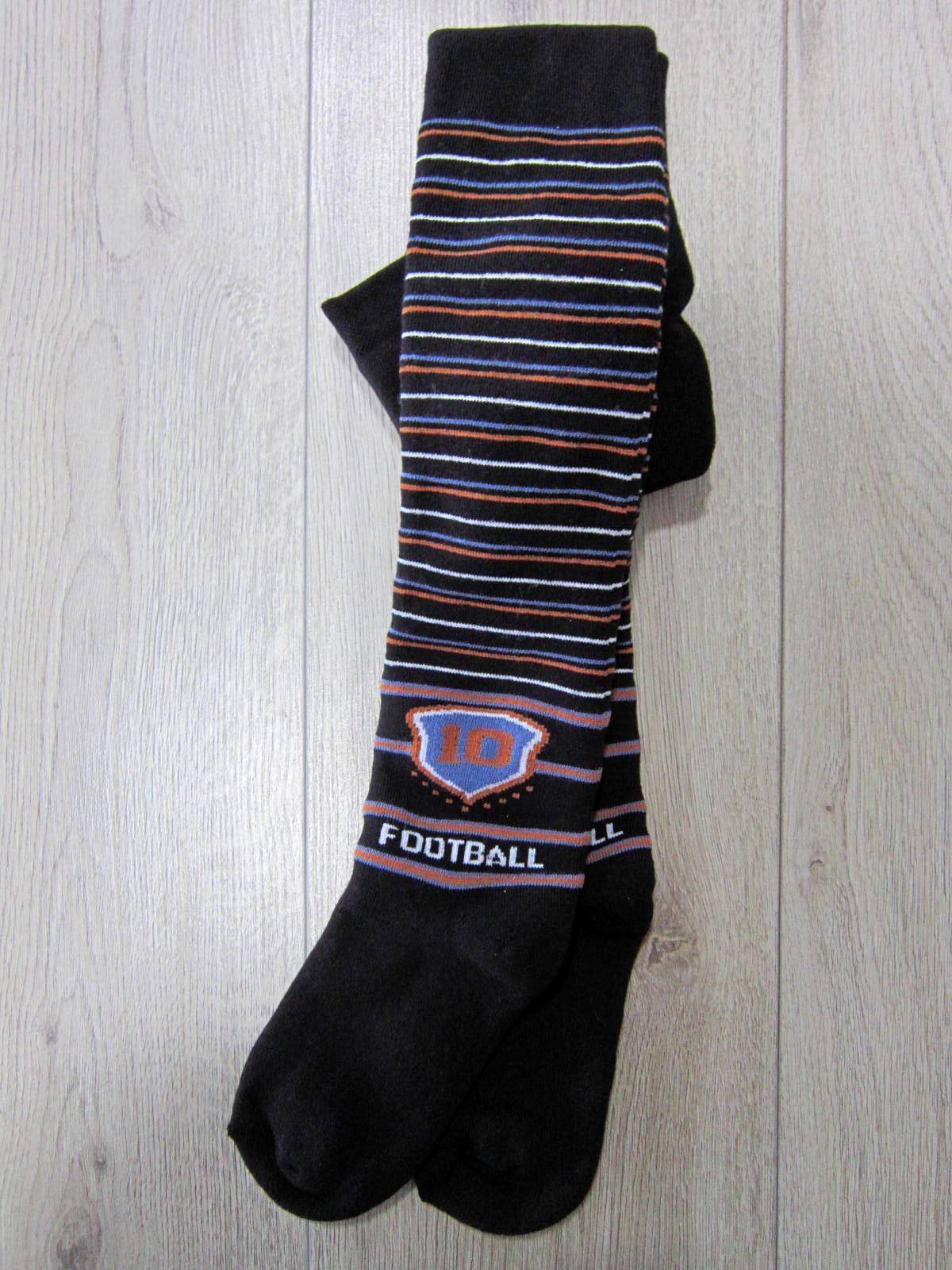 Колготки детские махровые Олми 1011м 041 Footboll 10 р. 20 128-134 см Черный (66276)