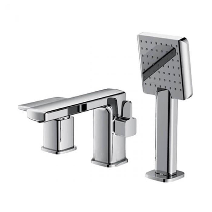 Змішувач на борт ванни Frap F1160 1038891 на три отвори Хром (103285) Змішувач на борт ванни Frap F1160 1038891 на три отвори Хром (103285)