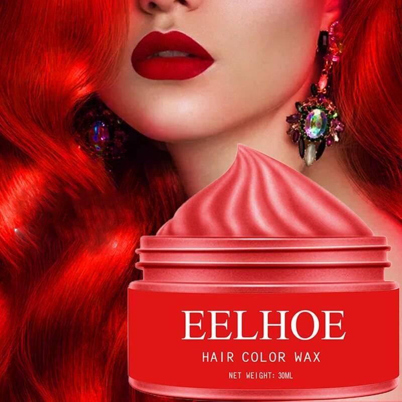 Краска для волос временная EELHOE Red - фото 4 Краска для волос временная EELHOE Red - фото 4