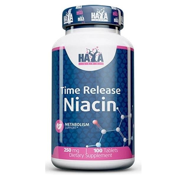 Ниацин Haya Labs Niacin Time Release 250 мг 100 таб.