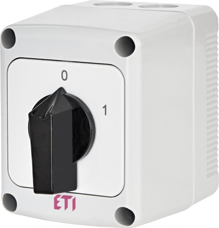 Перемикач пакетний ETI CS 25 10 PN 0-1 3Р 25А 480V в корпусі (4773165)