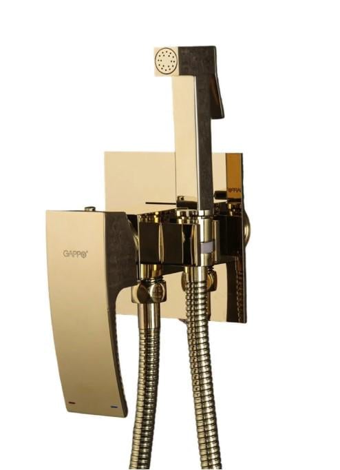Гигиенический душ встраиваемый GAPPO G7207-3 Золотой (31553159)
