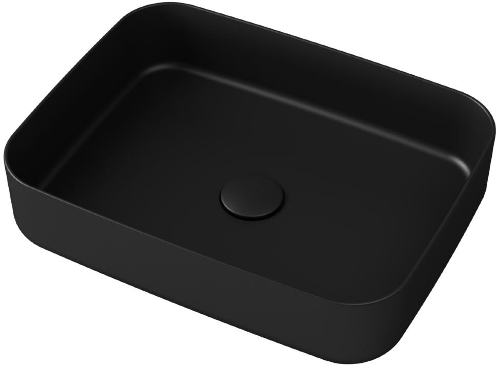 Умывальник Isvea Infinity 50x36 см Black matt (10NF650502N)