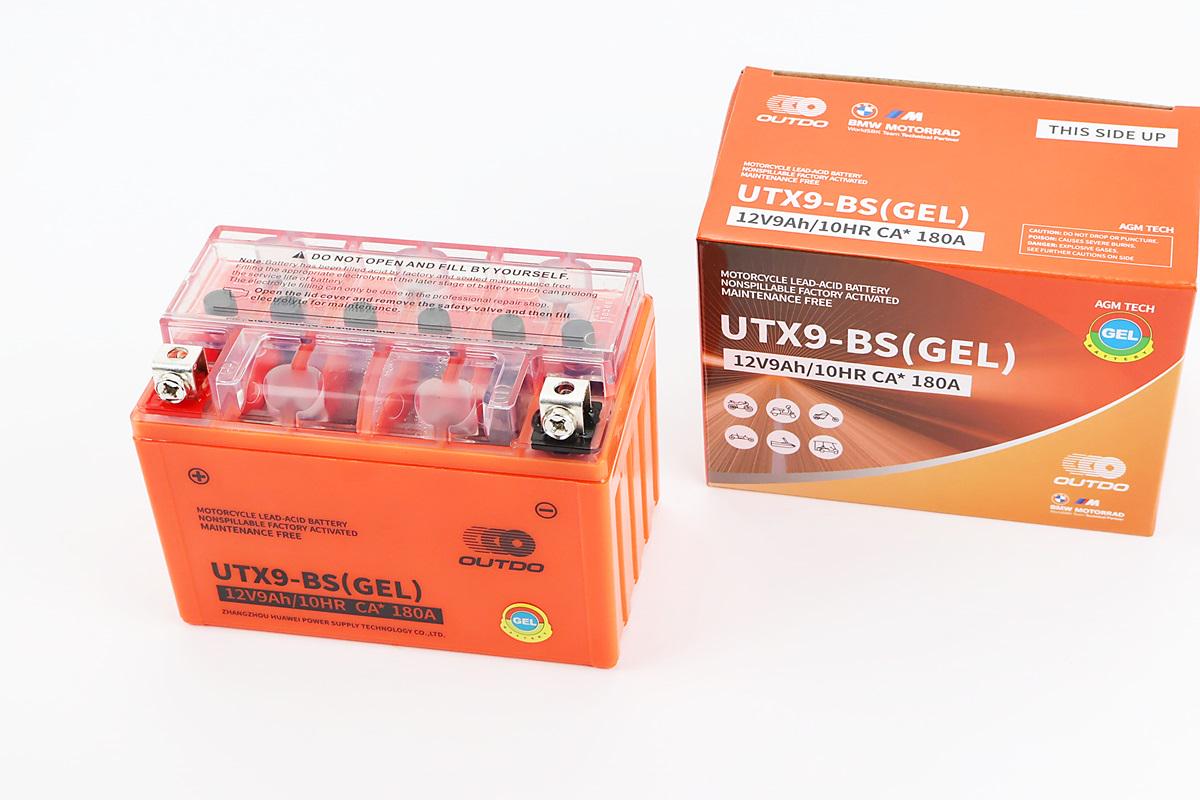 Акумулятор 12V 9Ah GEL UTX9-BS L150хW87хH107mm (301339)